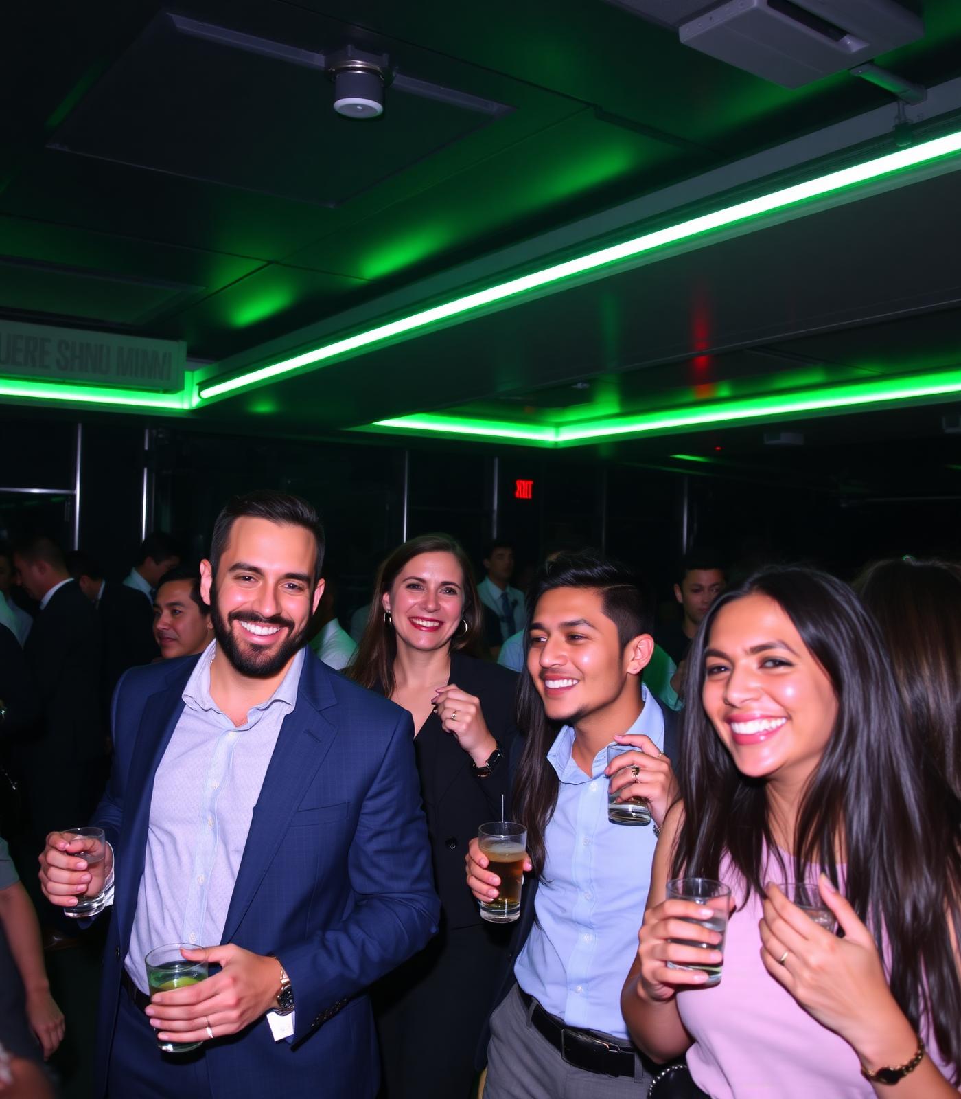 Guests enjoying a private event at Fun City