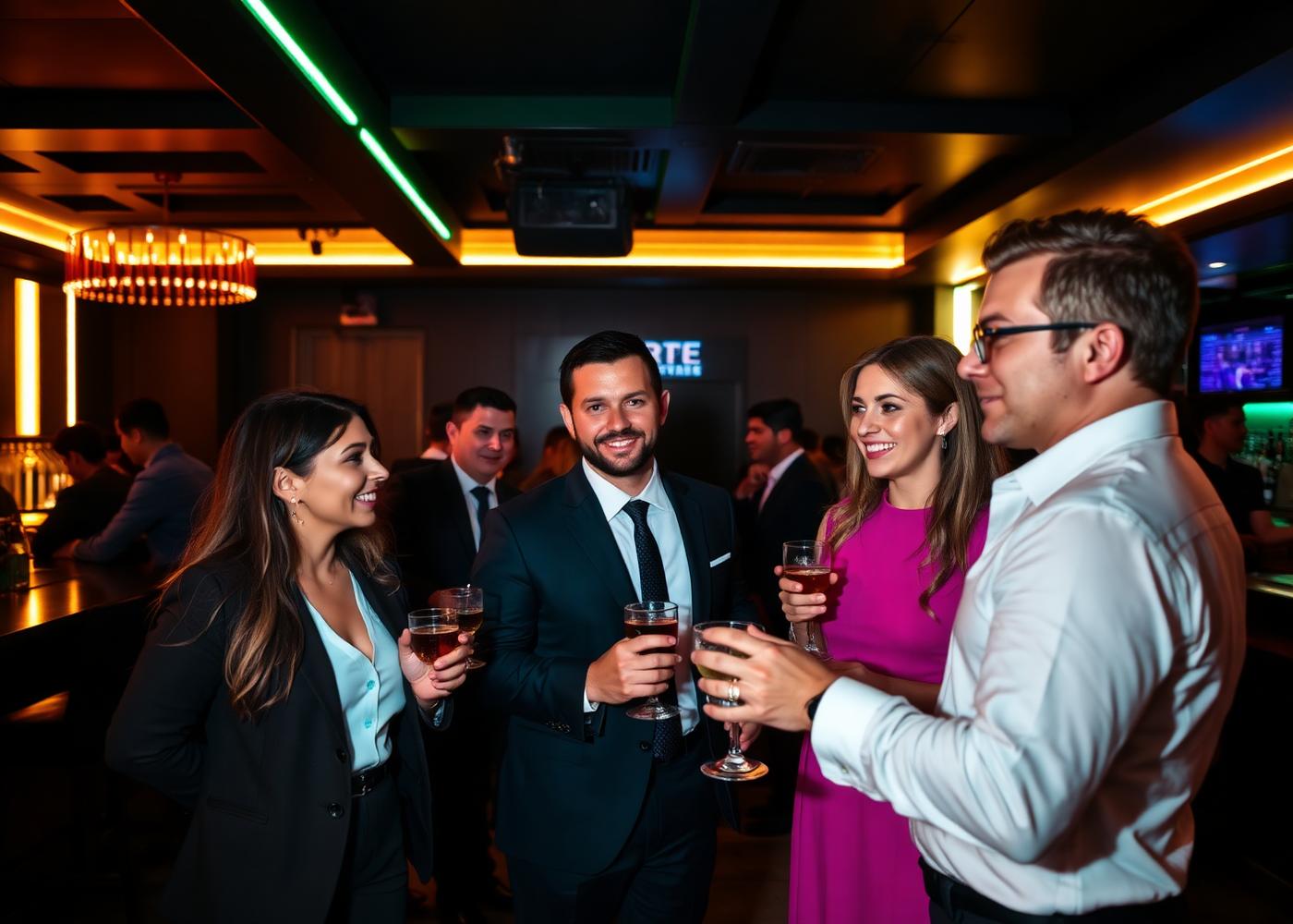 Corporate group at The Vault