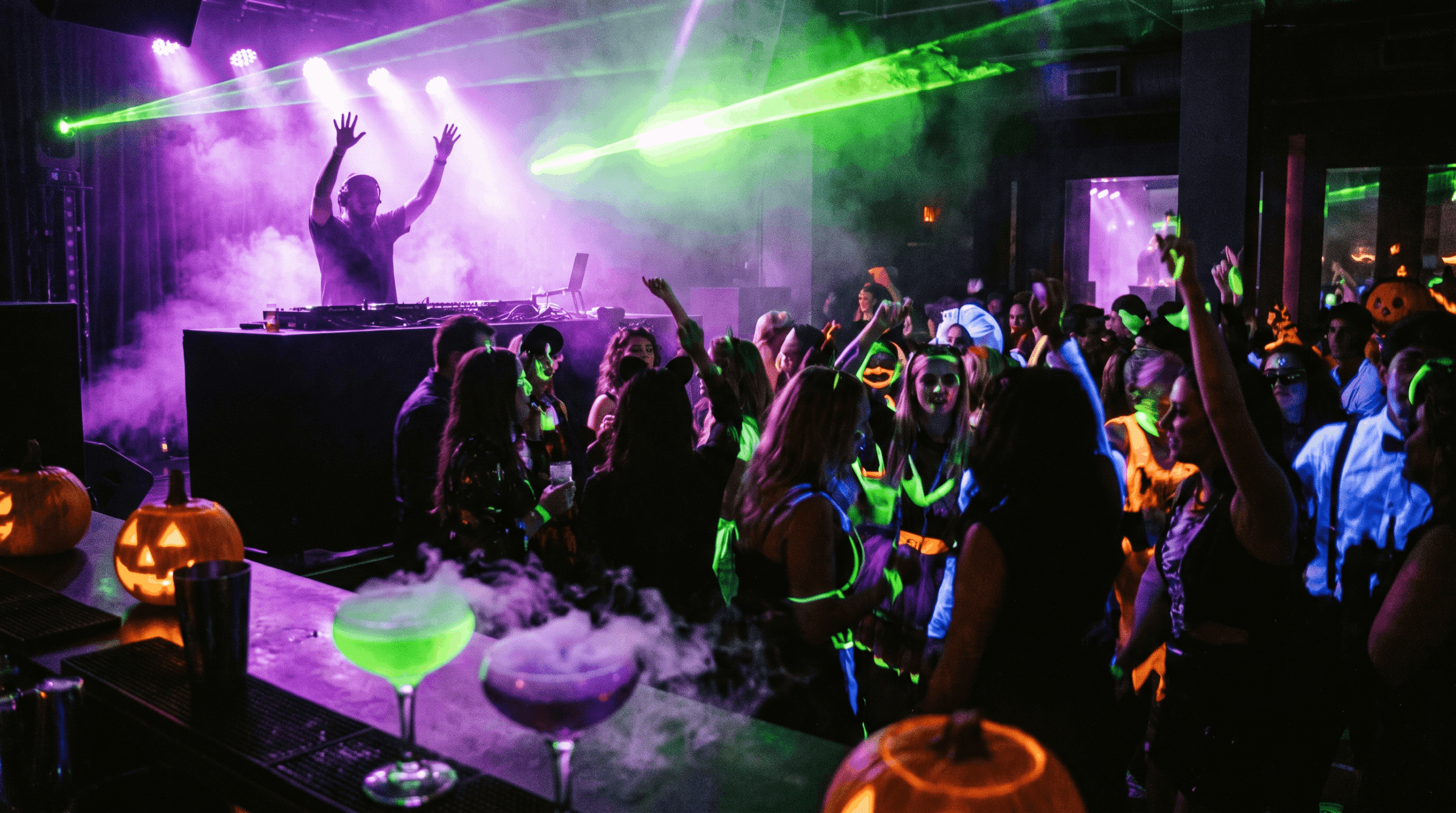 Halloween party with live DJ at Fun City Dudley